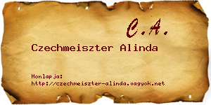 Czechmeiszter Alinda névjegykártya